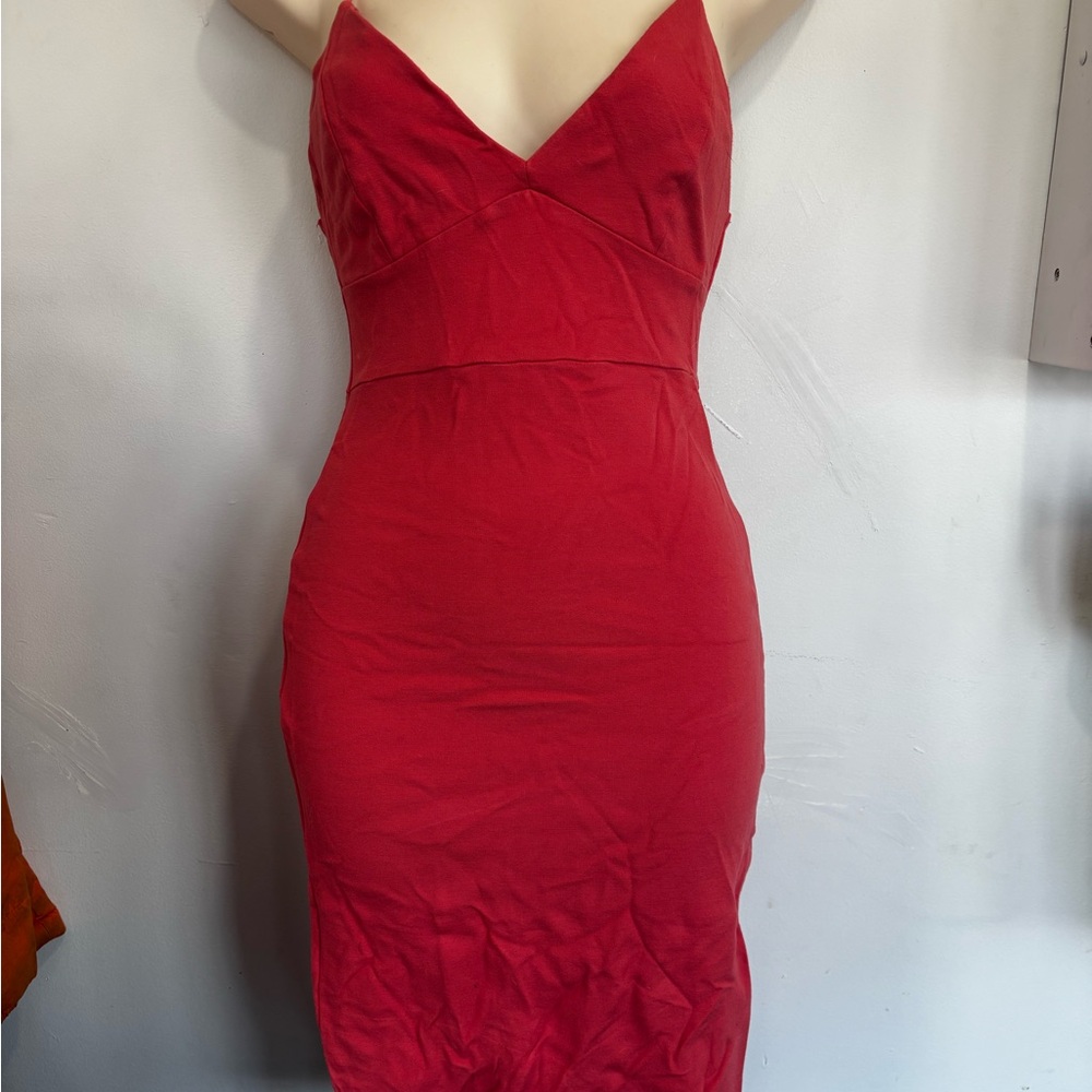 Spaghetti-Strap Bodycon Dress